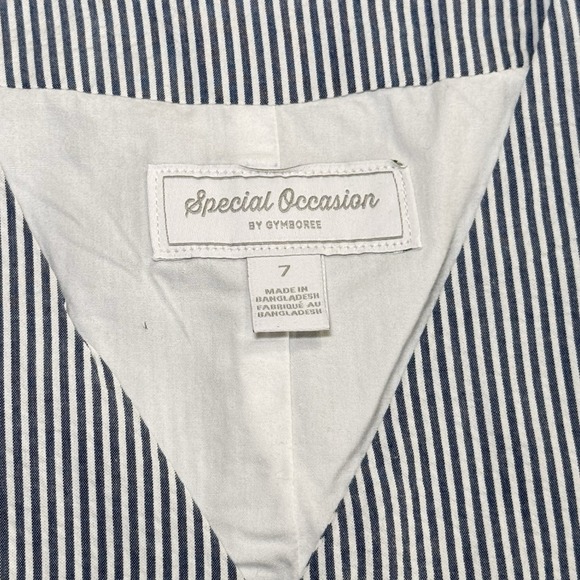 Gymboree Boys Special Occasion Size 7  Four Piece Seersucker Set - Picture 3 of 16